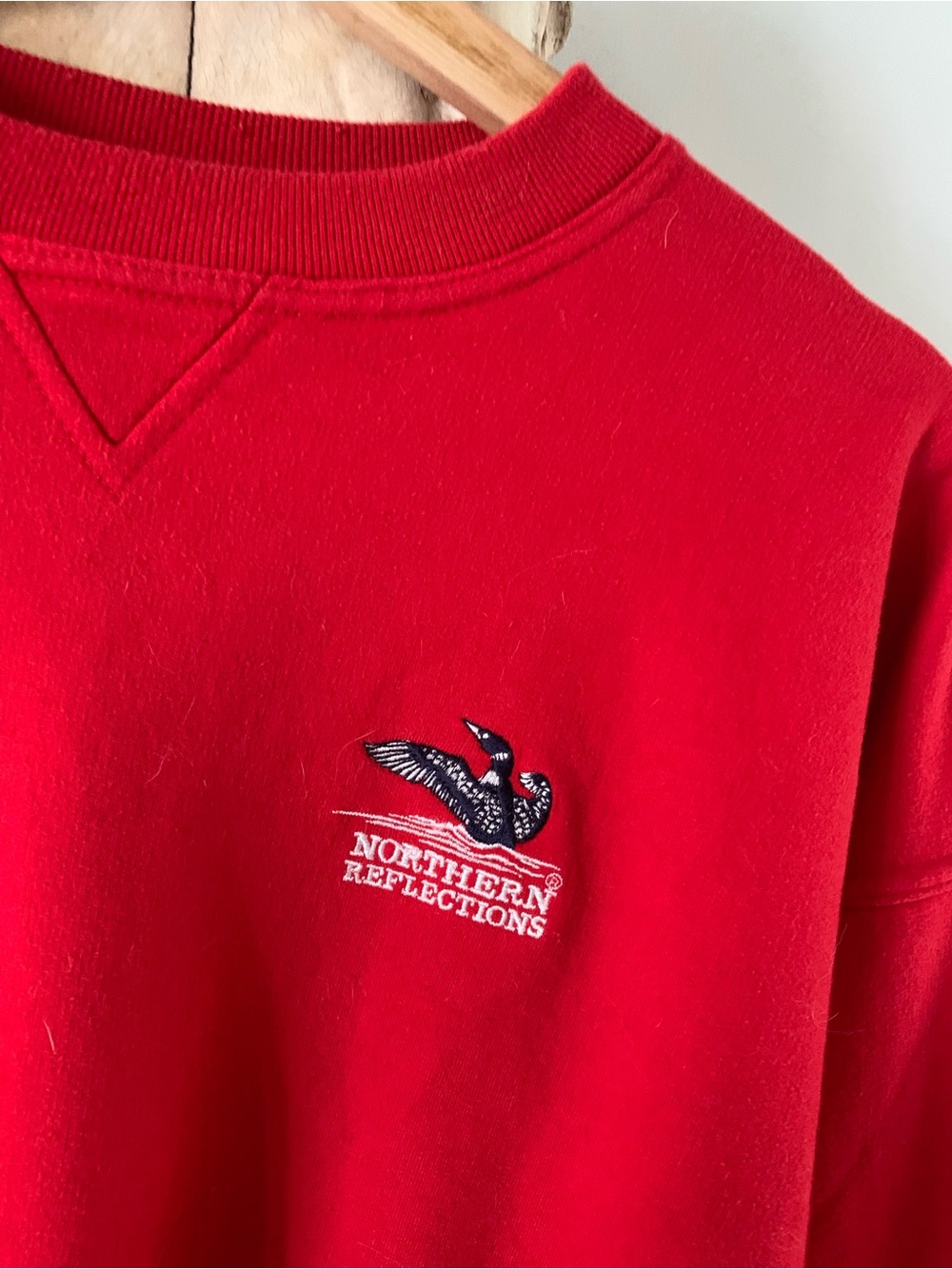 Vintage Northern Reflections Red Crewneck Sweatshirt - Picture 2 of 5